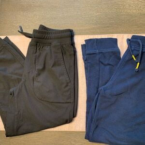Wonder Nation Black and Navy Sweatpants for Kids. Lot of 2! Good condition!